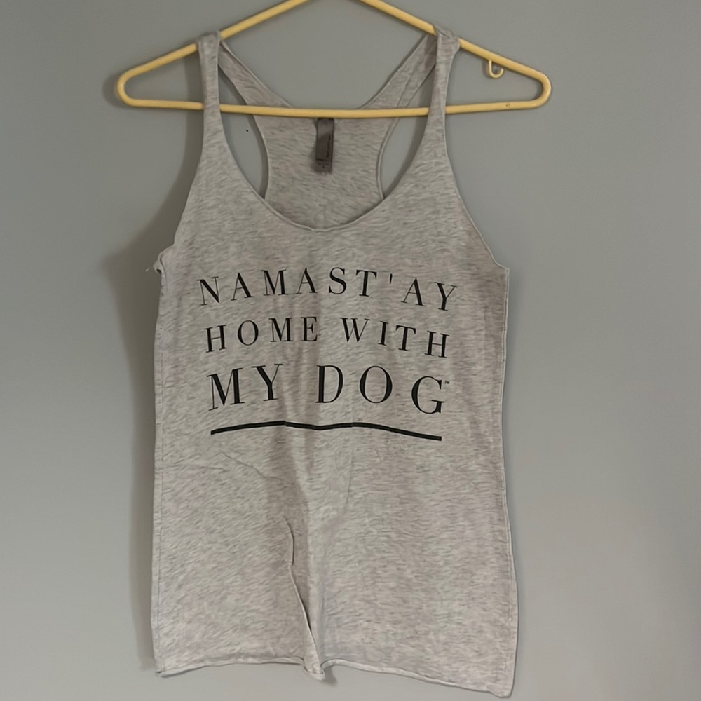 Namast’ay home with my dog tank